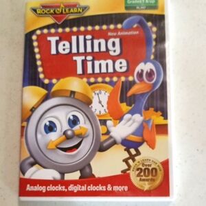 ⏰⌚Telling Time DVD 1st grade+ Learning Clocks Watches FIRM PRICE